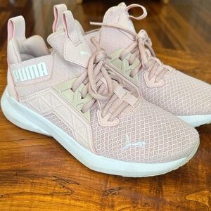 Puma Women’s Blush Pink Lace-Up Sneakers Size 7.5